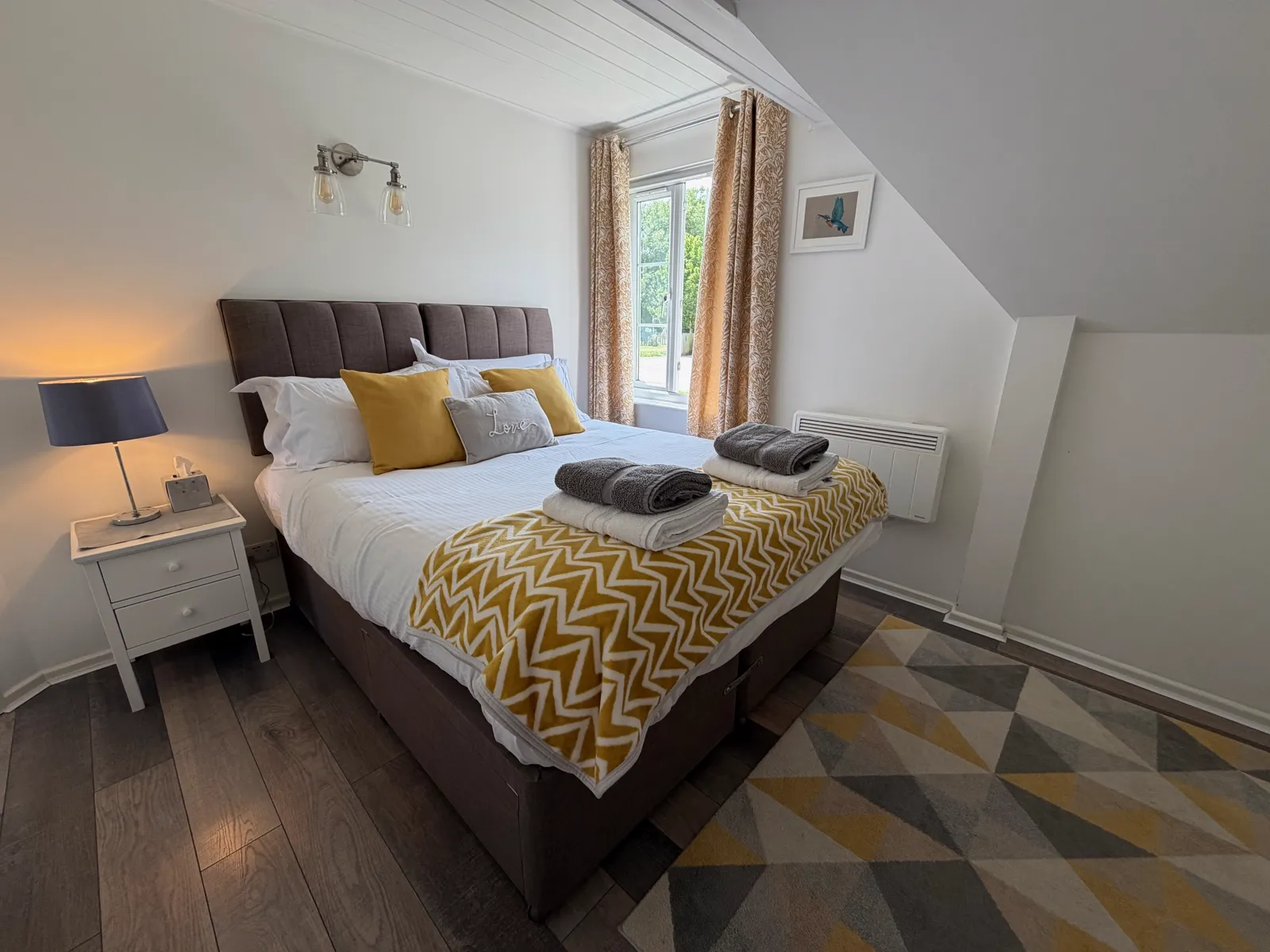 Bedroom two at Green Woodpecker Lodge
