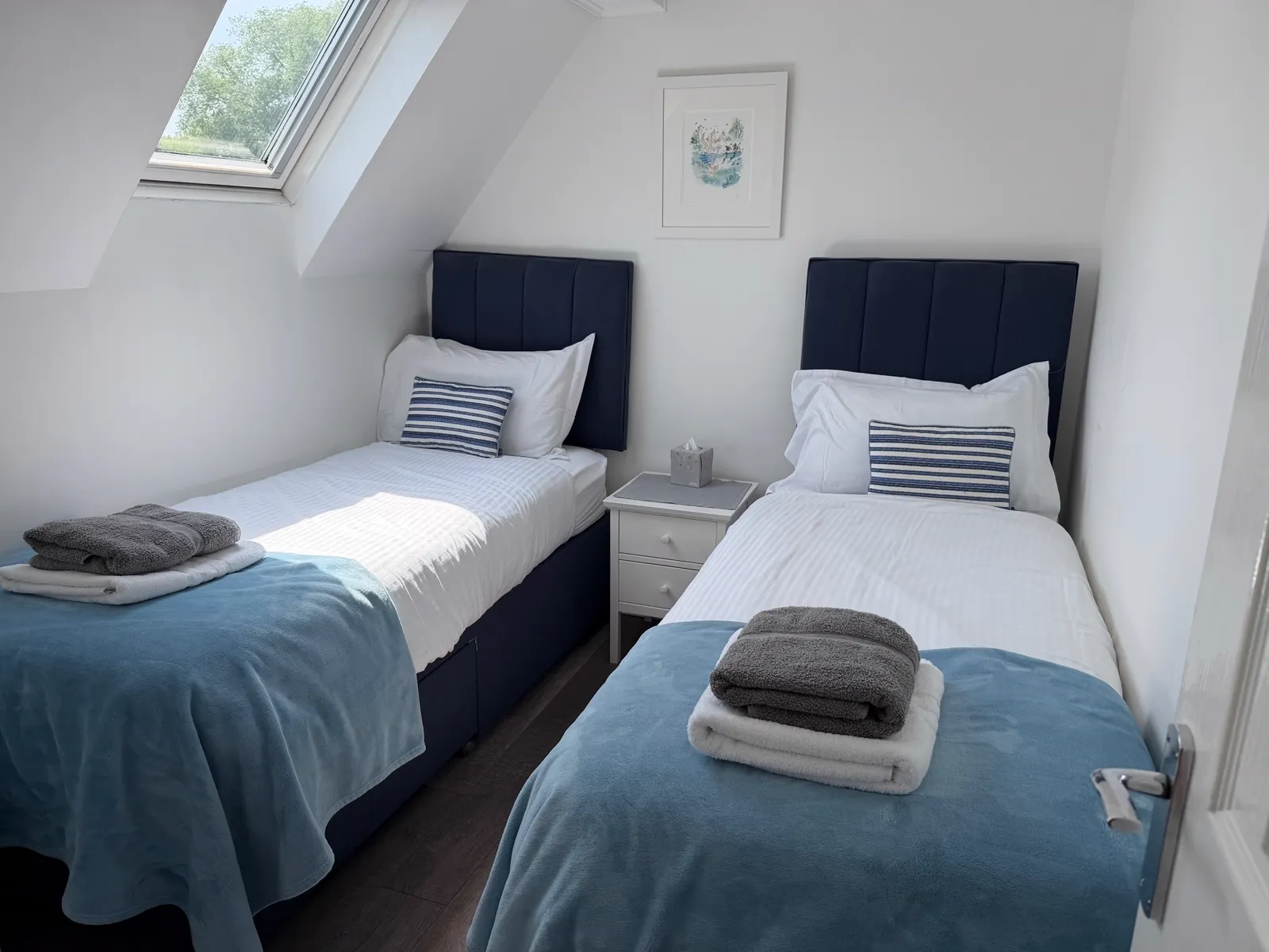Bedroom three at Green Woodpecker Lodge