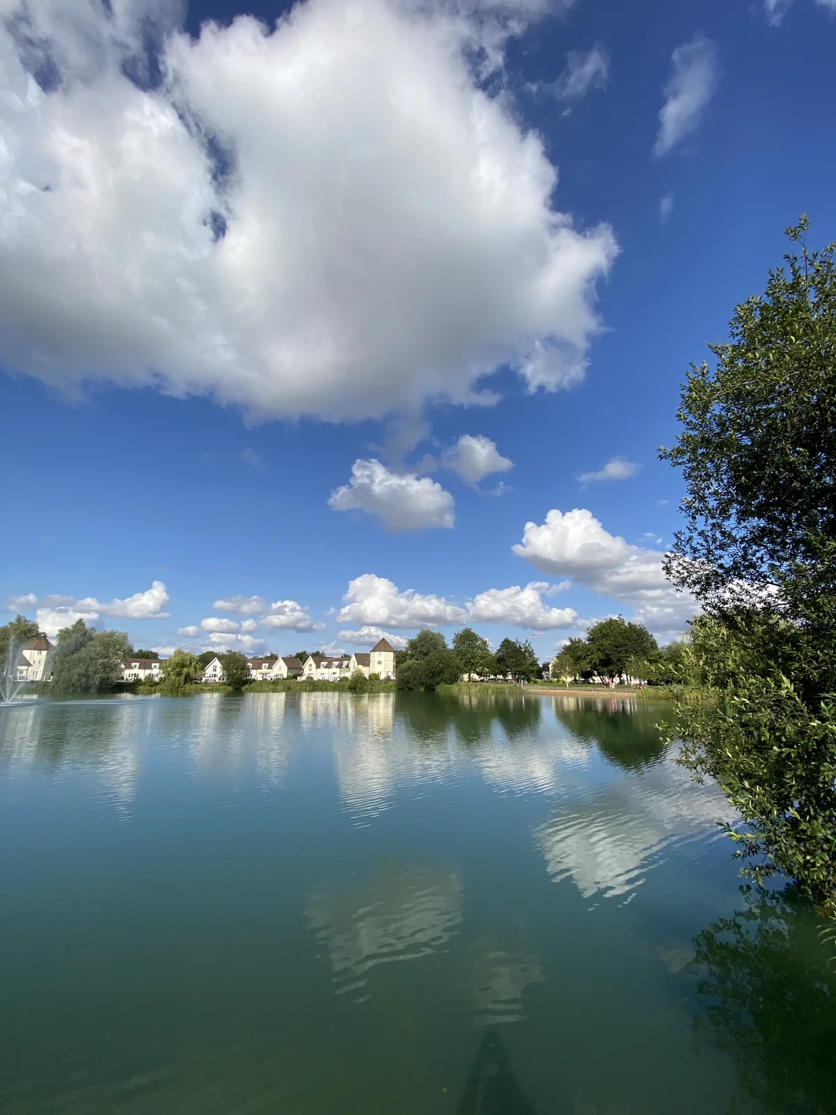 Isis Lake on a bright summer's day
